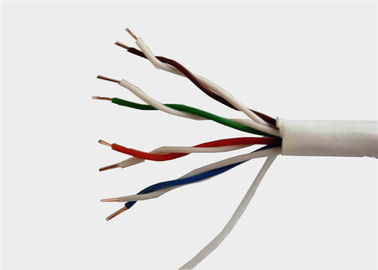 Cca καλωδίων δικτύων του τοπικού LAN Ethernet γάτα 5 pe PVC ο λευκός Μαύρος καλωδίων Cat6